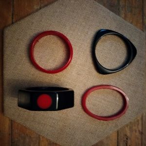 Vintage bracelets, some are bakelite